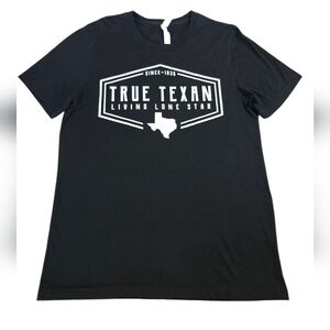 Bella Canvas Black True Texan Tee